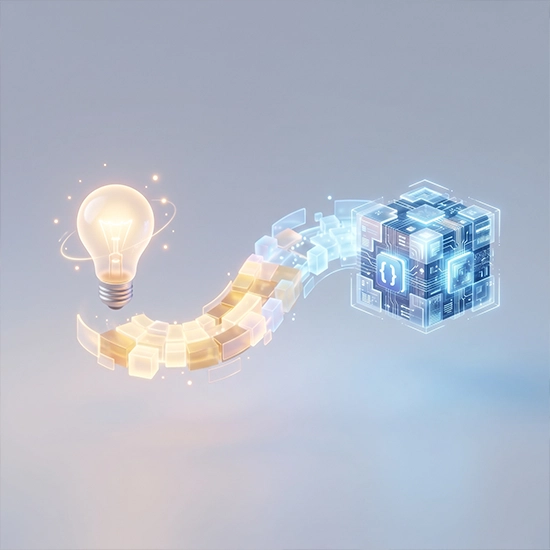 bridge between an idea and software.