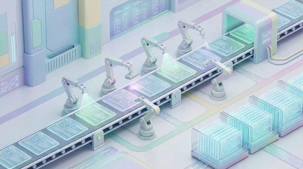 conceptual 3D isometric illustration