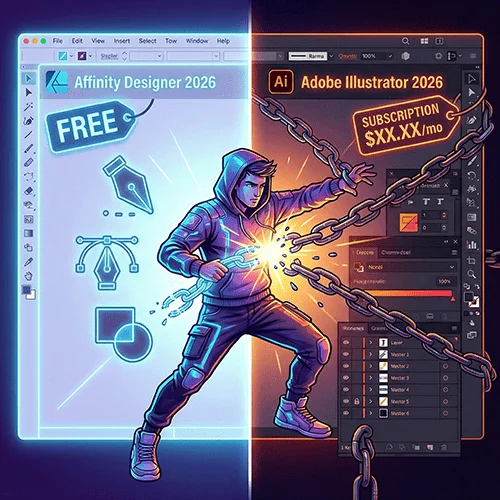 Affinity Designer 2026 vs Adobe Illustrator